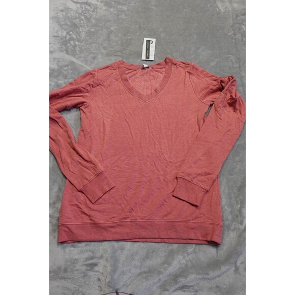NWT Threads 4 Thought Feather Fleece Tunic Pullover Sweater Red Women’s Small - Picture 1 of 6